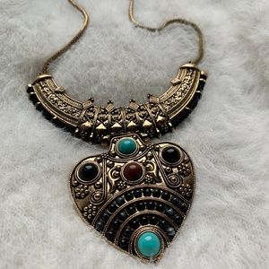 Egyptian Gold pendant necklace